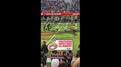 Don’t miss UAPB’s Marching Musical Machine of the Mid-South & Alcorn’s Sounds of Dyn-O-Mite 09.12.26
